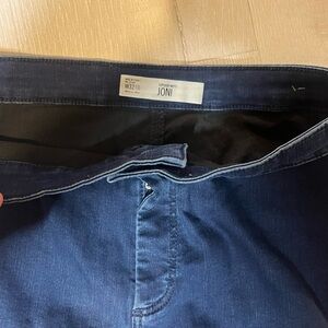 Topshop Joni Deep Blue Denim
